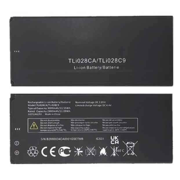 Batería para ALCATEL FMV-680MC4-FMV-670MC3-FMV-660MC9/alcatel-TLi028CA-TLi028C9